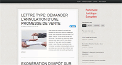Desktop Screenshot of juridique.partenaire-europeen.fr